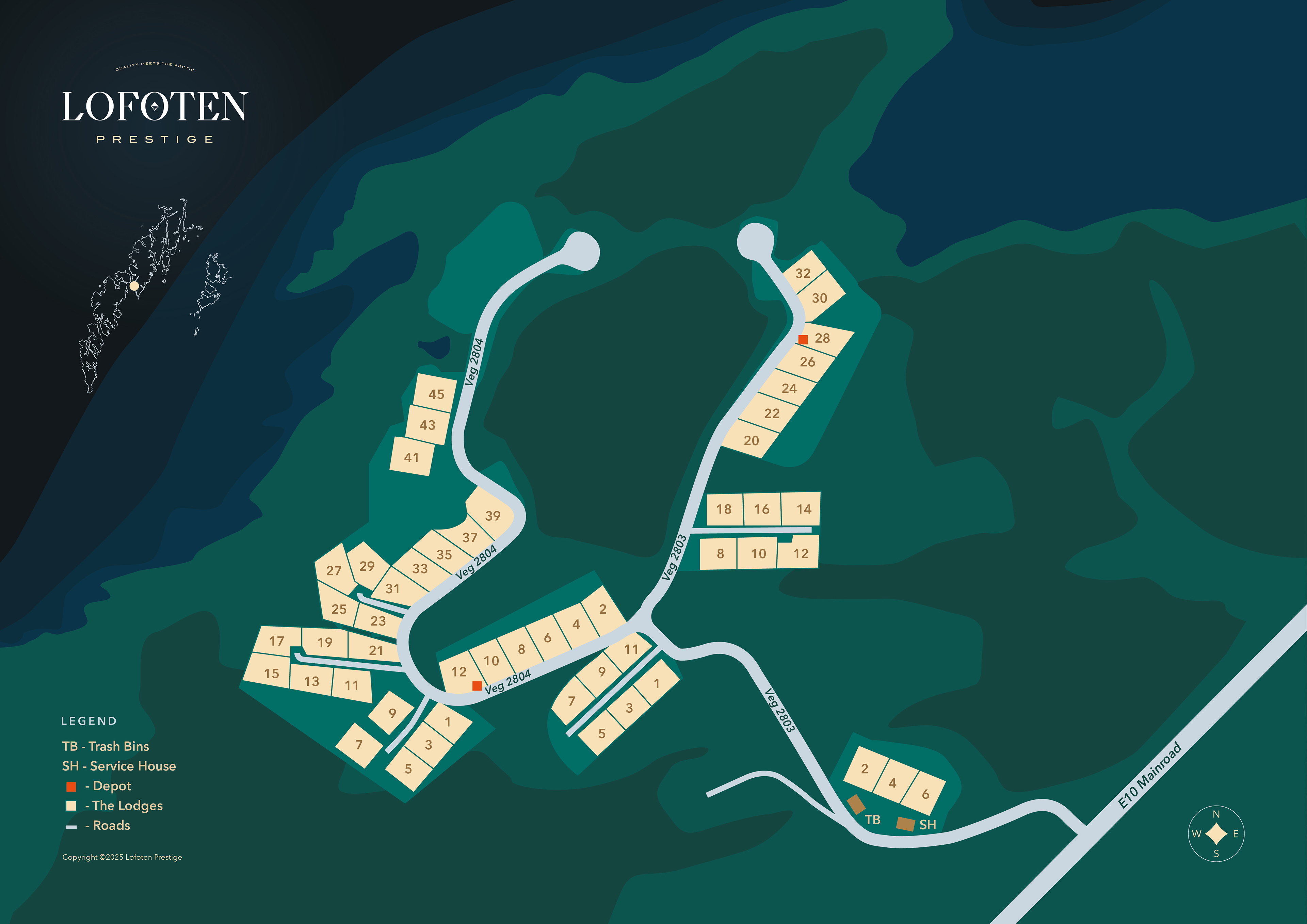 Lyngvaer map